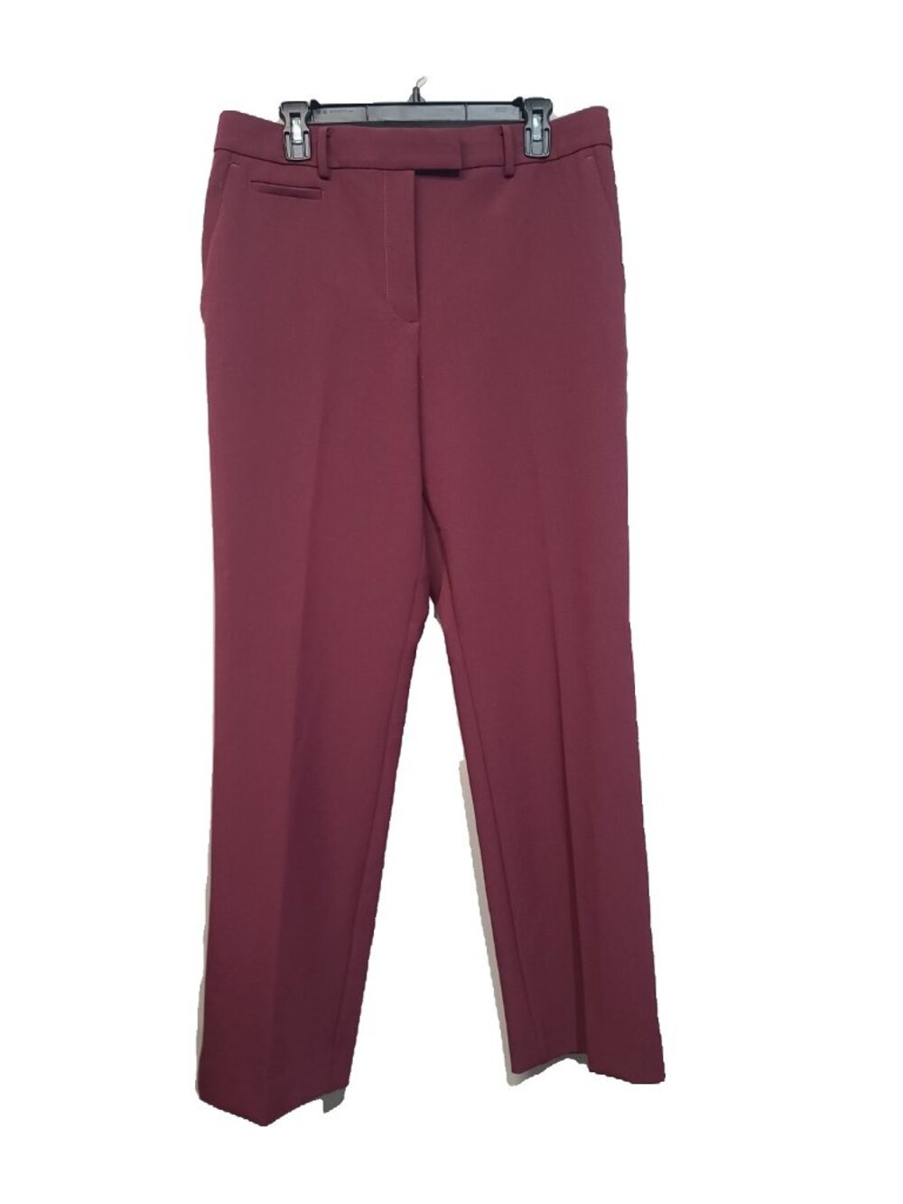 Ann Taylor The Bridgette Pants Size 14 Burgundy NWT Tailored